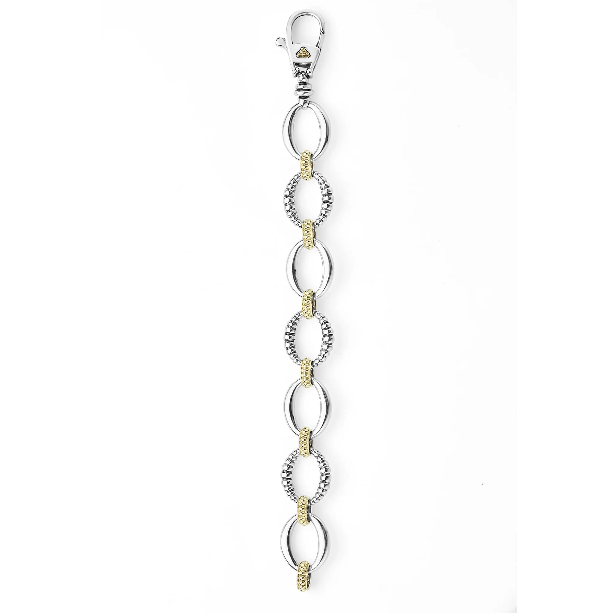 Signature Caviar Two-Tone Link Bracelet