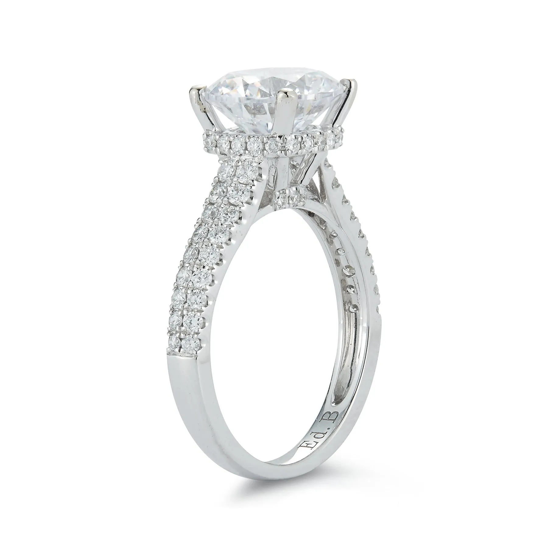 Signature Pave Diamond Engagement Ring