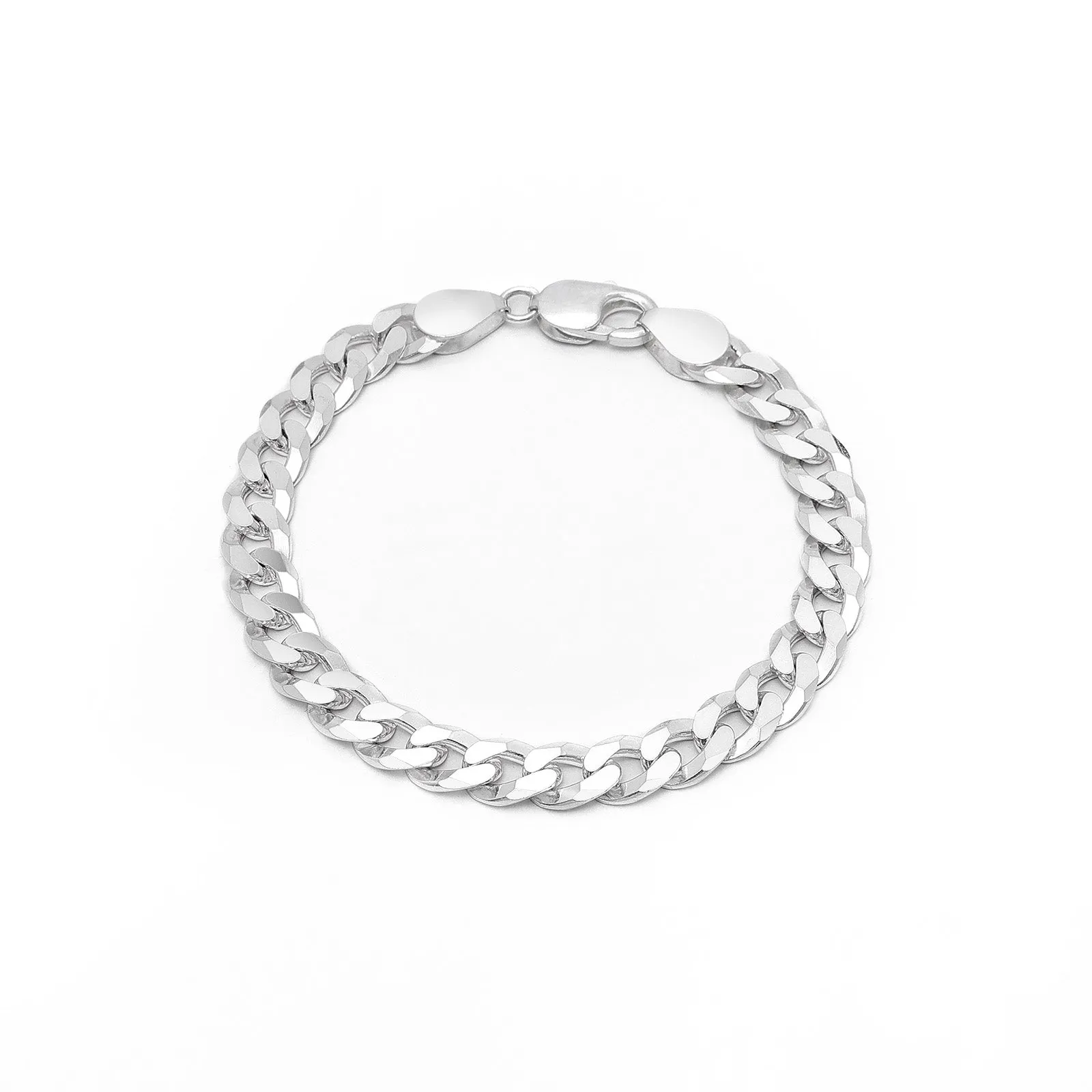 Silver Bracelet for men - Cuban Link Chain Bracelet