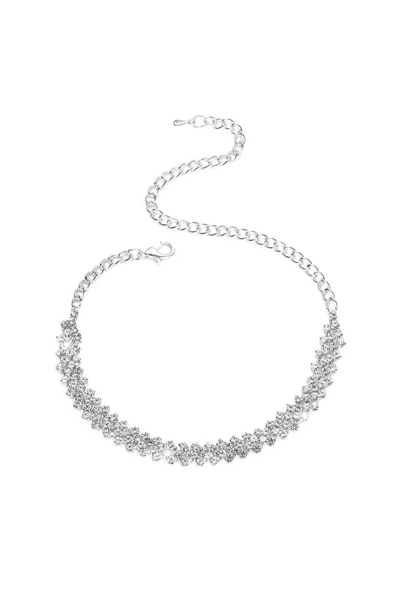 Simple Shining Crystal Tennis Bracelet