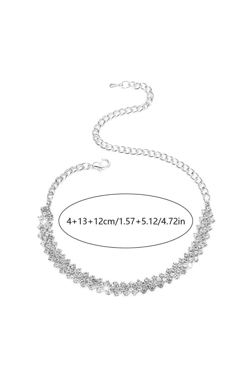 Simple Shining Crystal Tennis Bracelet