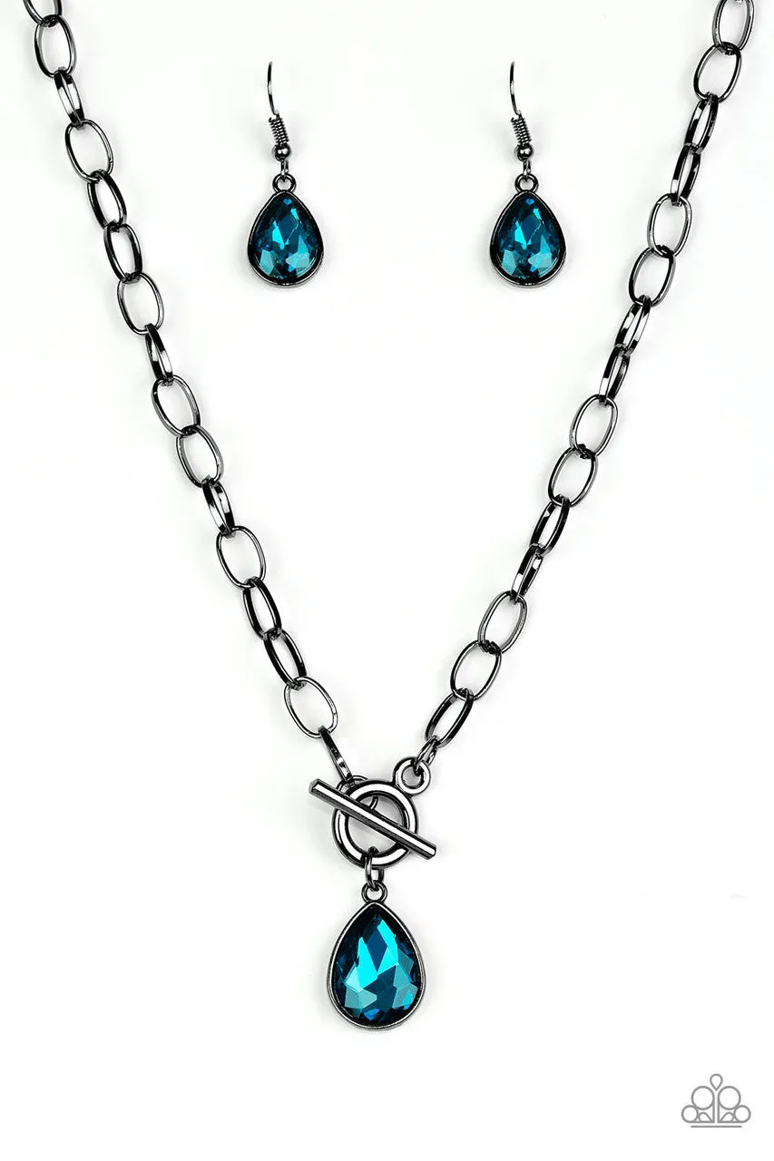 So Sorority Blue Paparazzi Necklace