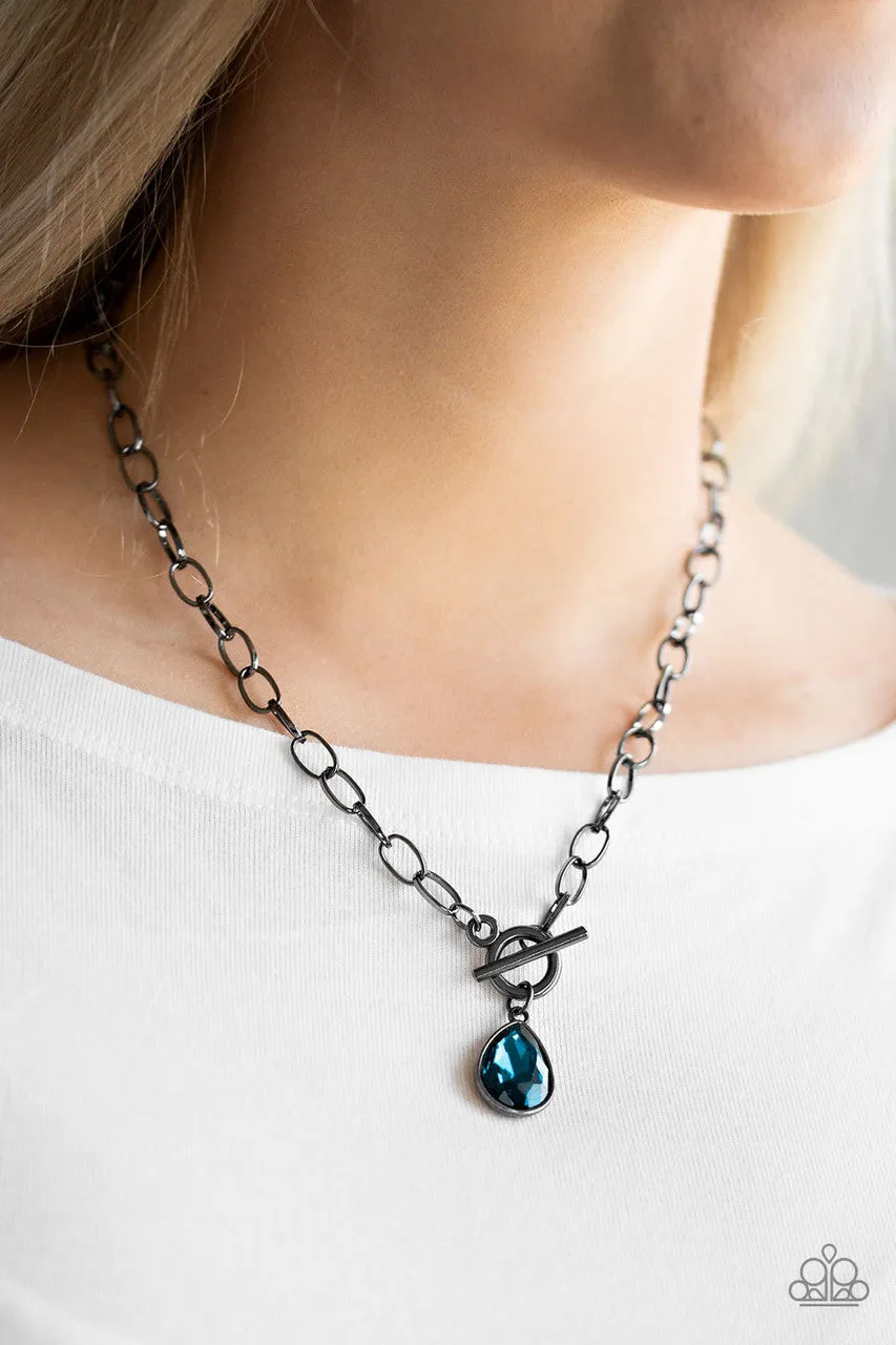 So Sorority Blue Paparazzi Necklace