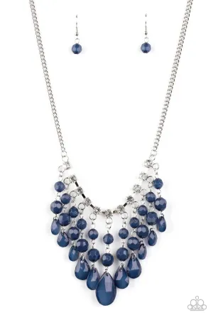 Social Network Blue Paparazzi Necklace