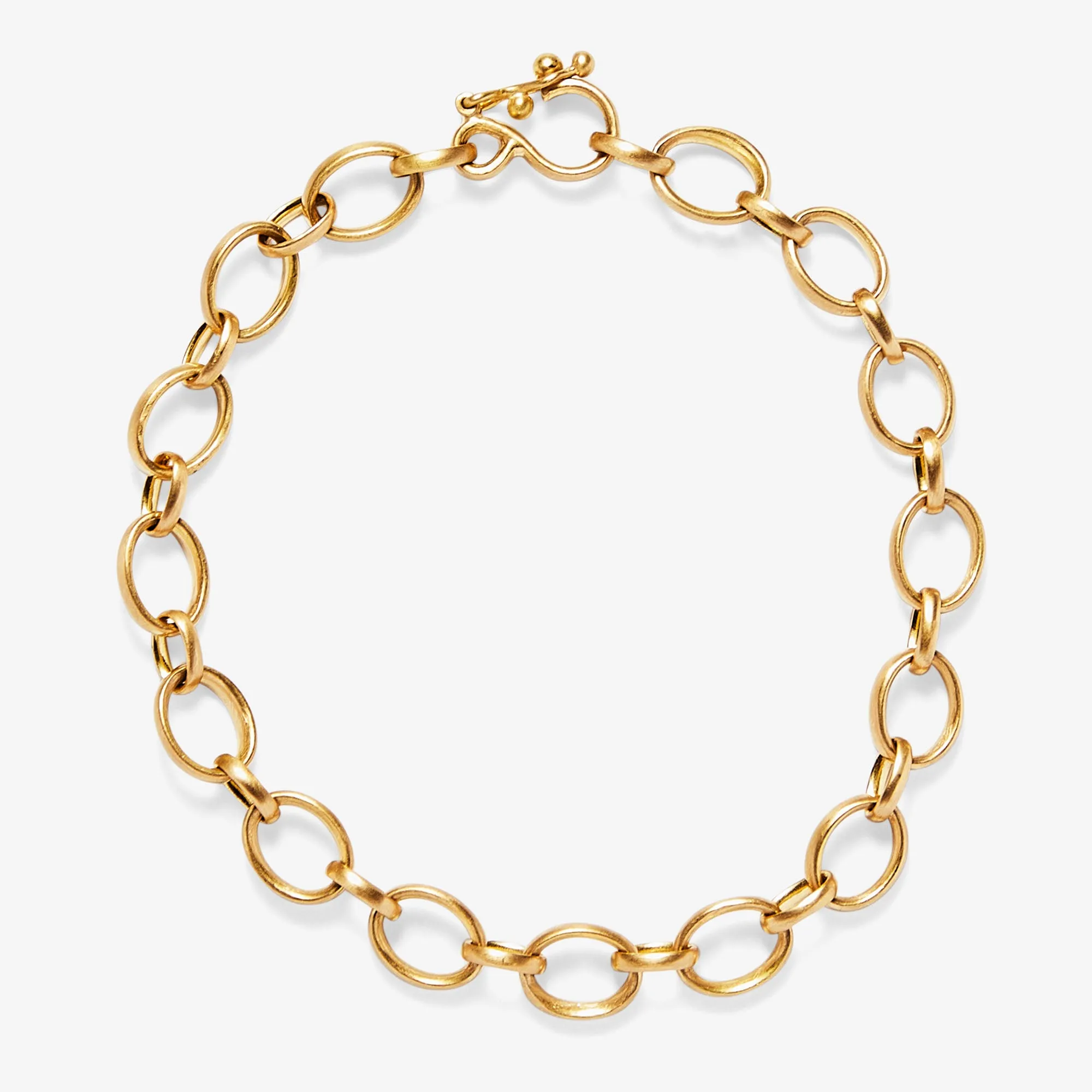 Sonoma Small Mixed Link Bracelet in 20K Peach Gold  6.5"