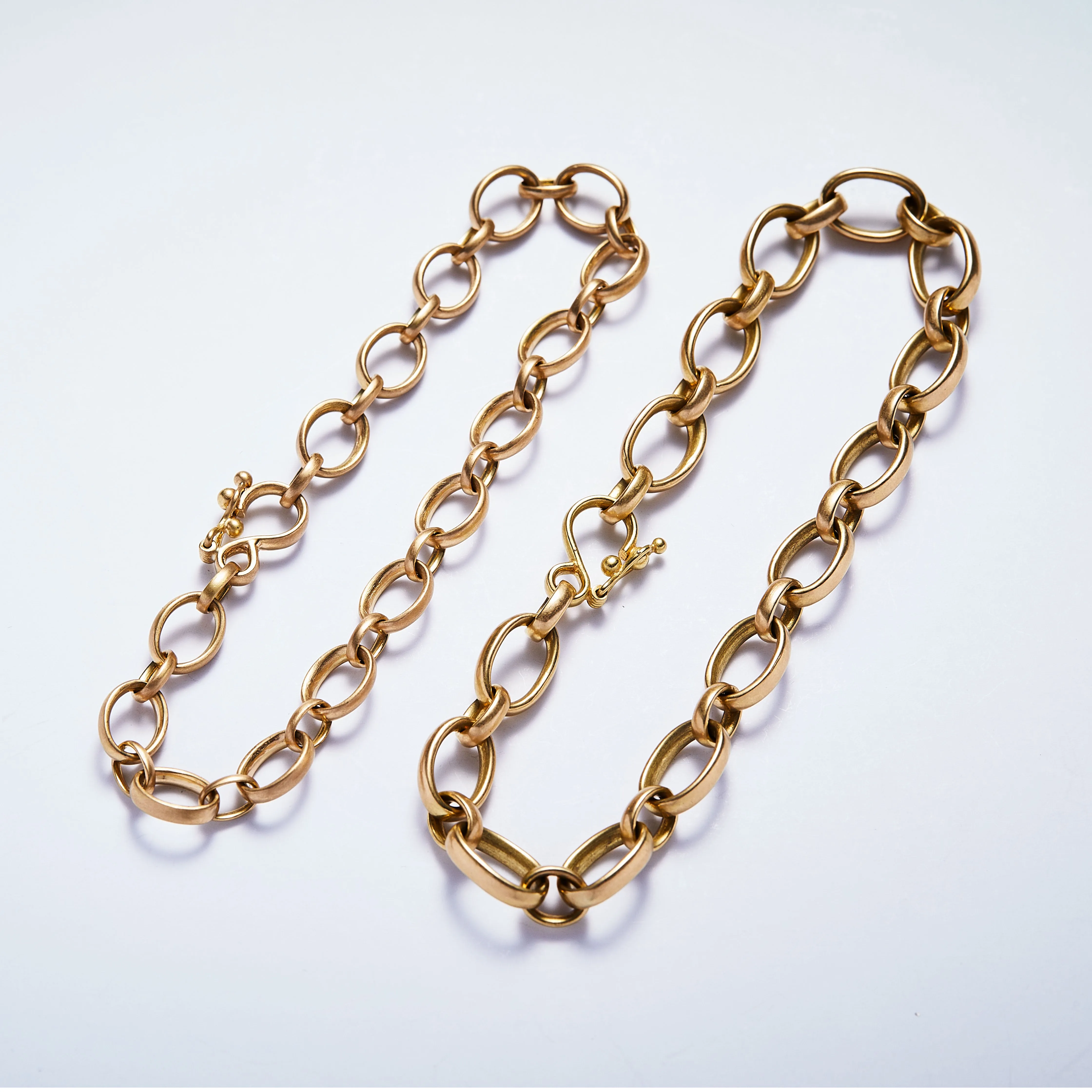 Sonoma Small Mixed Link Bracelet in 20K Peach Gold  6.5"