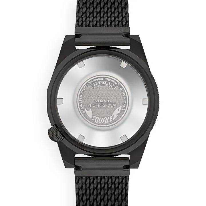 Squale 1521 PVD Black Mesh - 1521PVD.MEPVD20