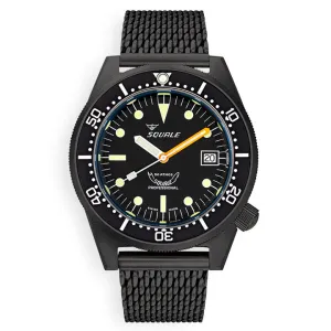 Squale 1521 PVD Black Mesh - 1521PVD.MEPVD20