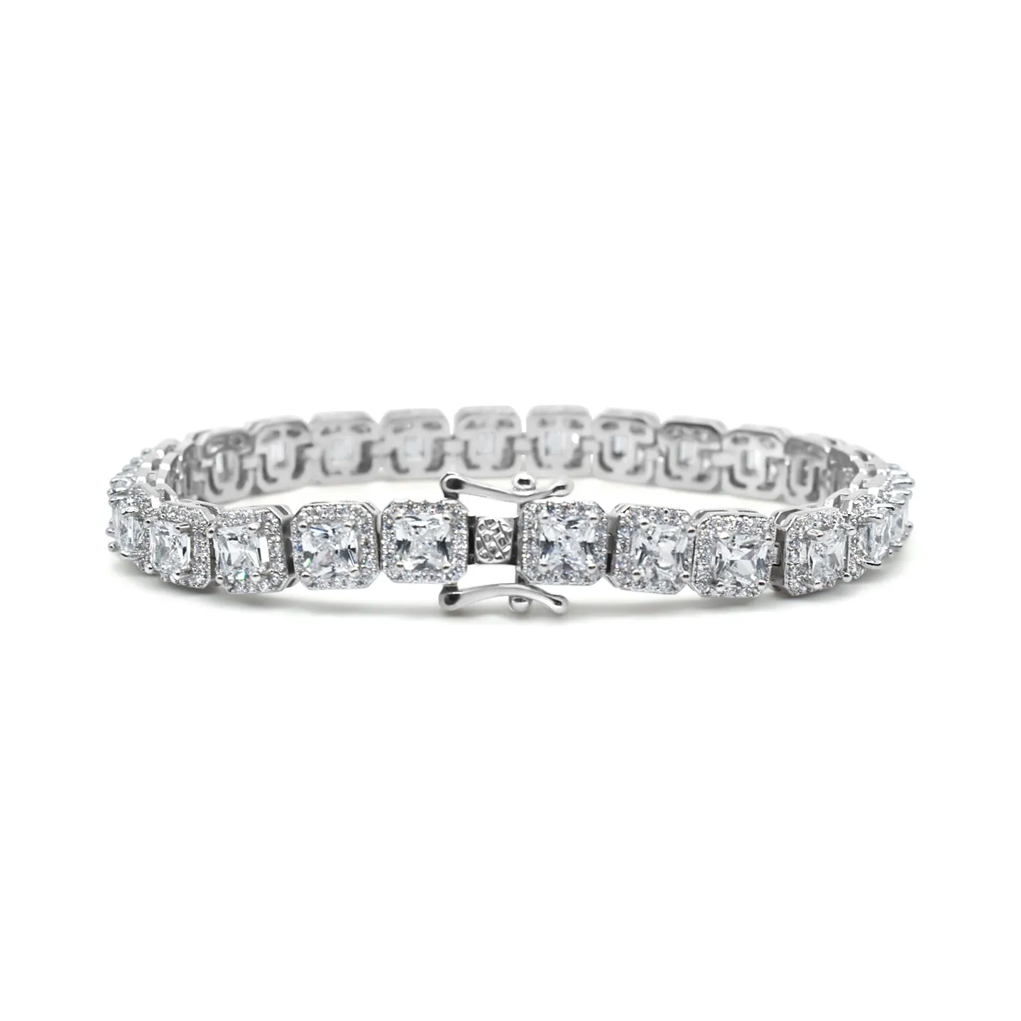 Square Tennis Bracelet