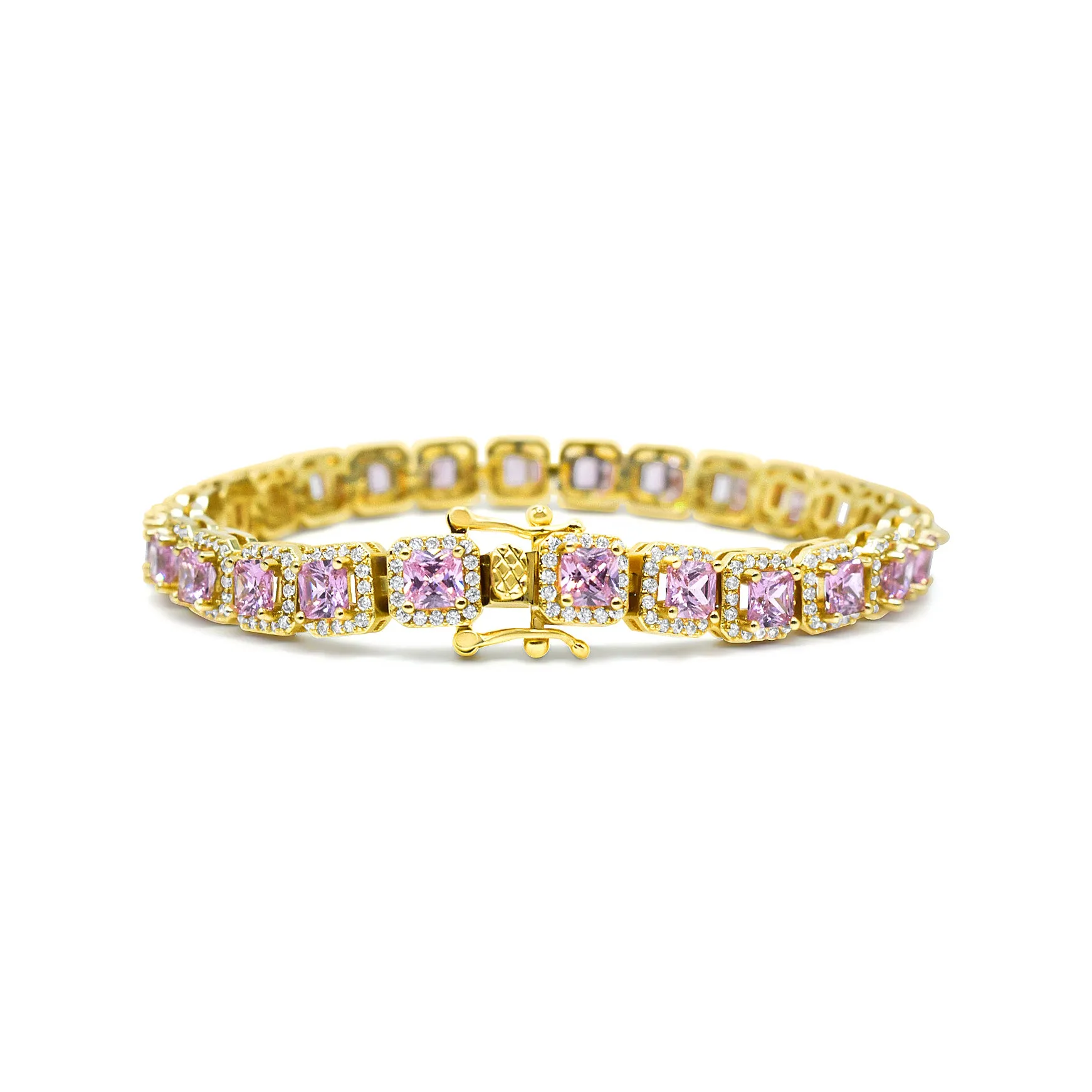 Square Tennis Bracelet