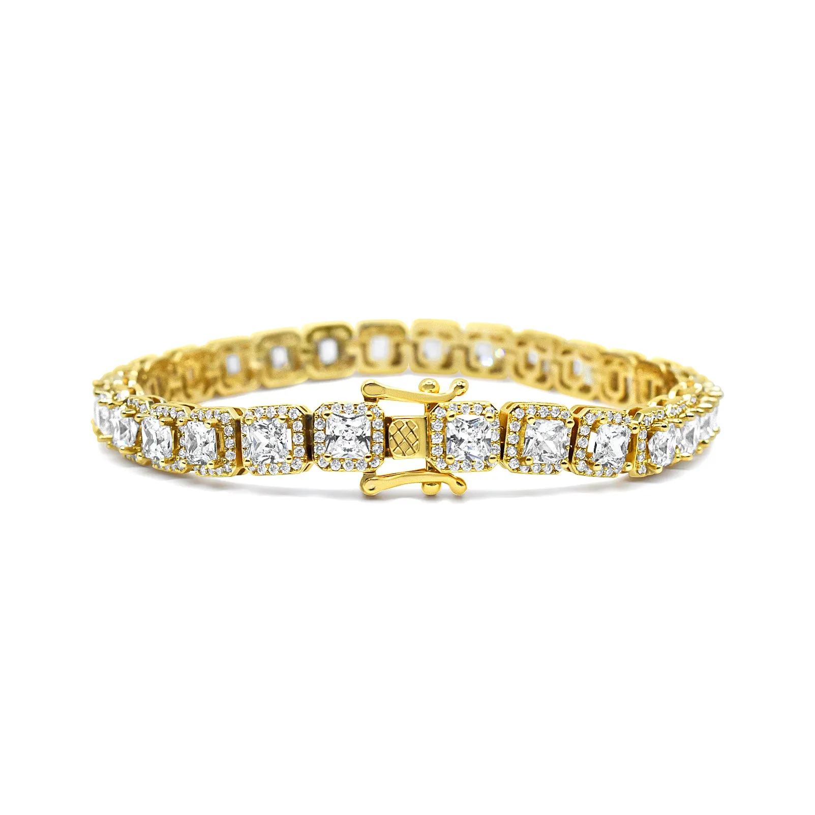 Square Tennis Bracelet