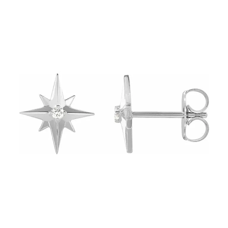 Star Diamond Earrings