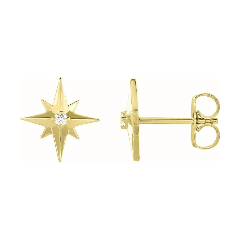 Star Diamond Earrings
