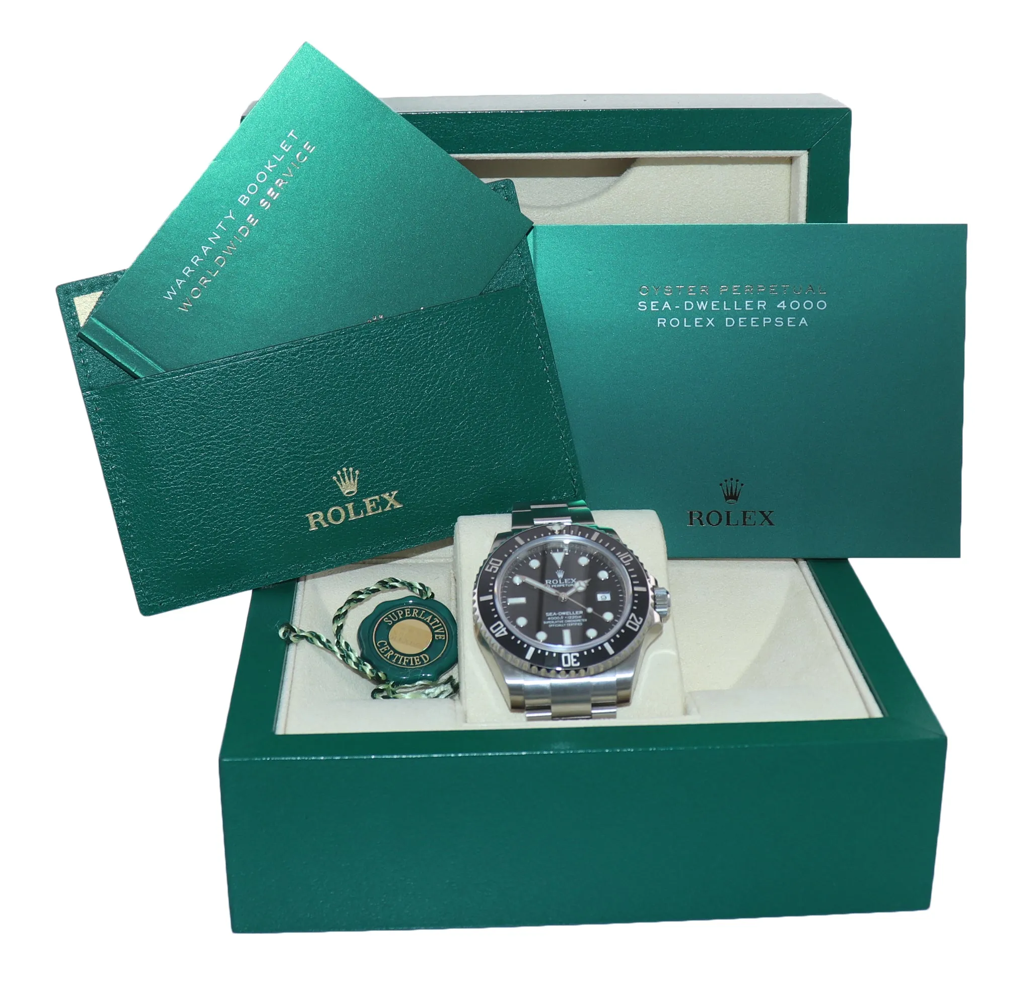 STICKERS NEW 2016 Rolex Sea-Dweller 4000 SD4K 116600 Steel Black Ceramic Watch