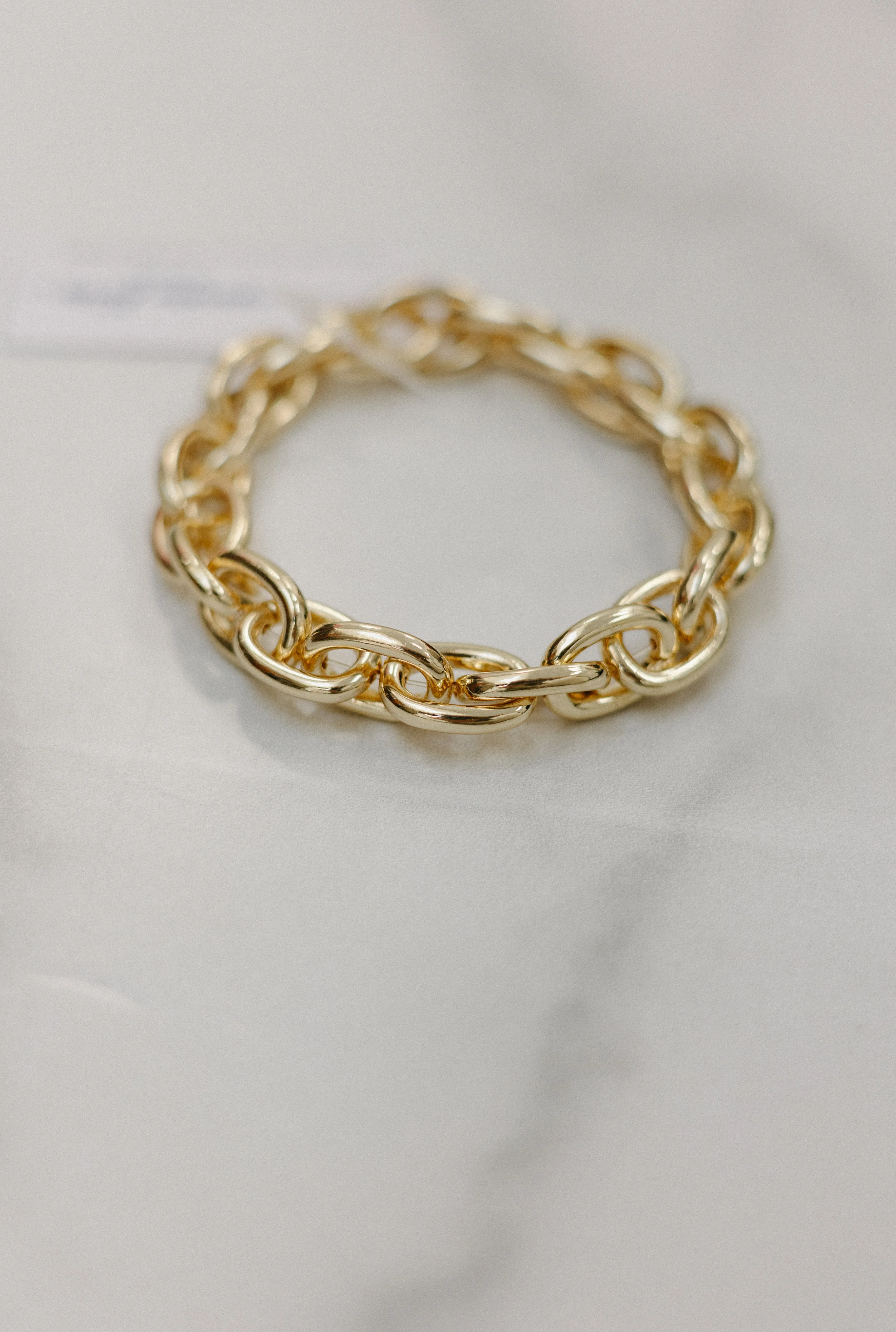 Stretch Chain Link Bracelet