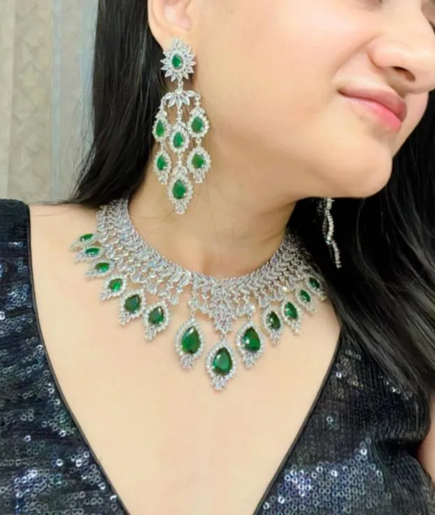 Suramya AD Necklace Set