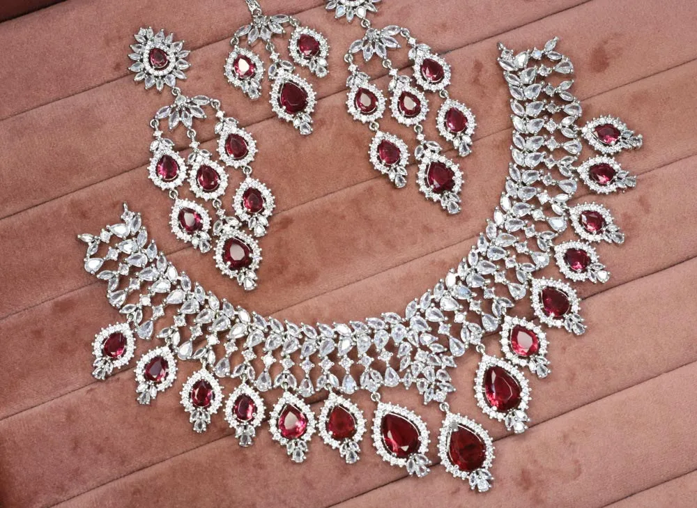 Suramya AD Necklace Set