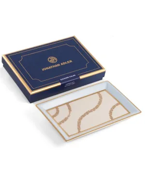 SUZANNE KALAN | Wavy Baguette Diamond Chain Jewelry Tray