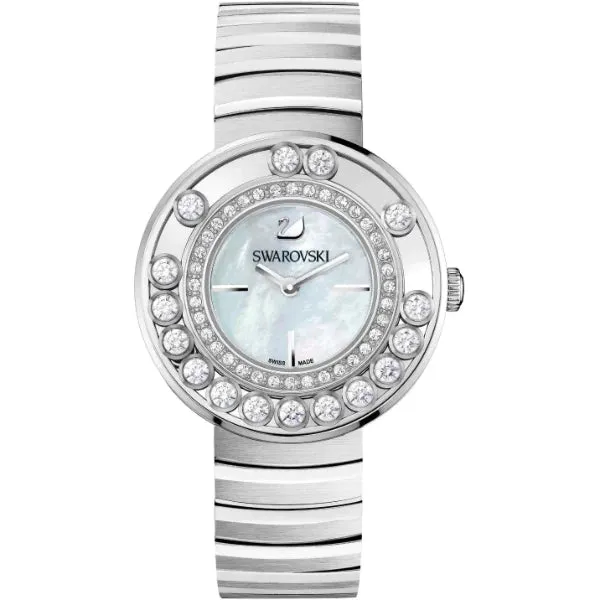 Swarovski Lovely Silver Stainless Steel Silver Dial Quartz Watch for Ladies - 1160307