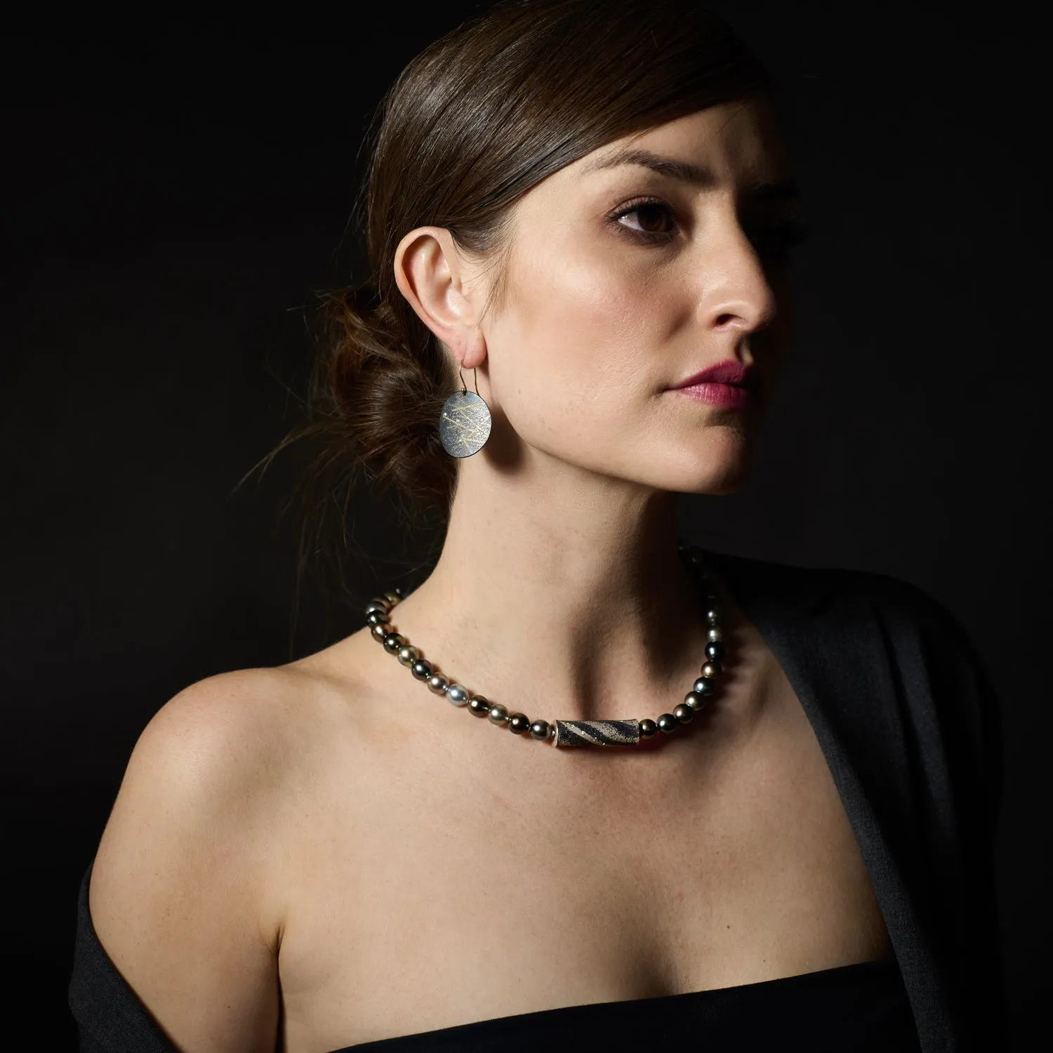 Tahitian Pearl Necklace with Clasp