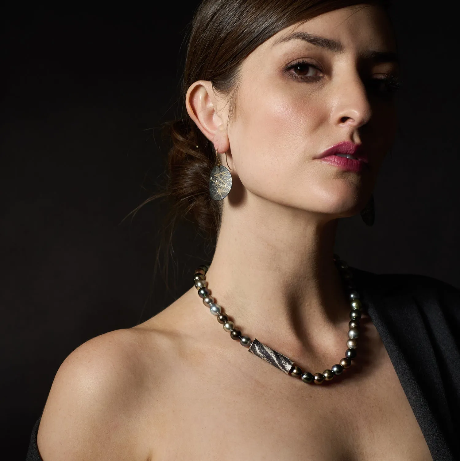 Tahitian Pearl Necklace with Clasp