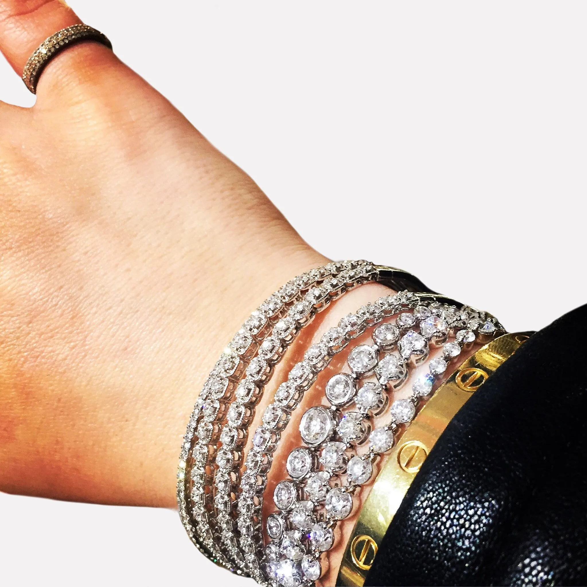Tassel Tennis Graduating Bracelet: Large