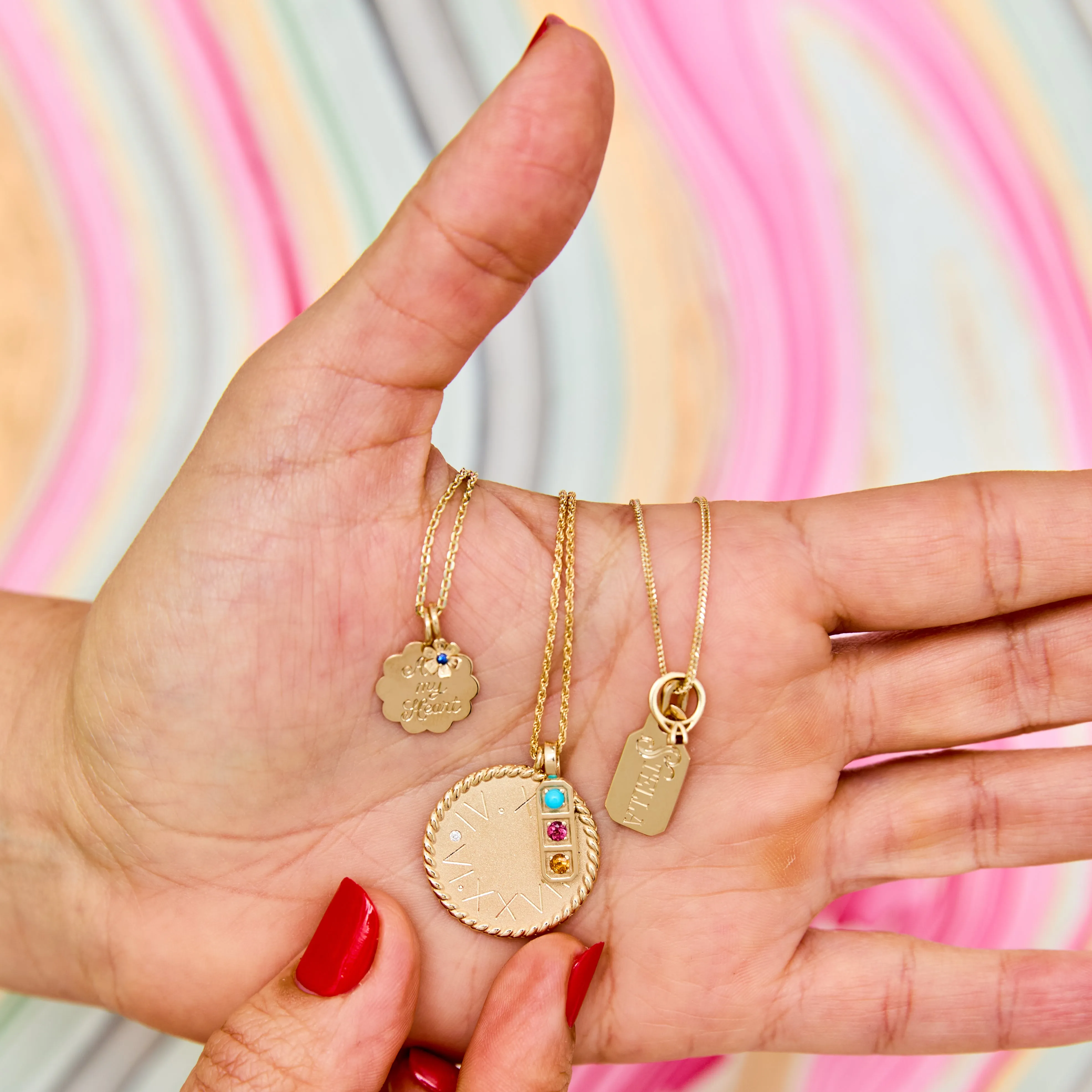 Teensy Birthstone Ring Charm