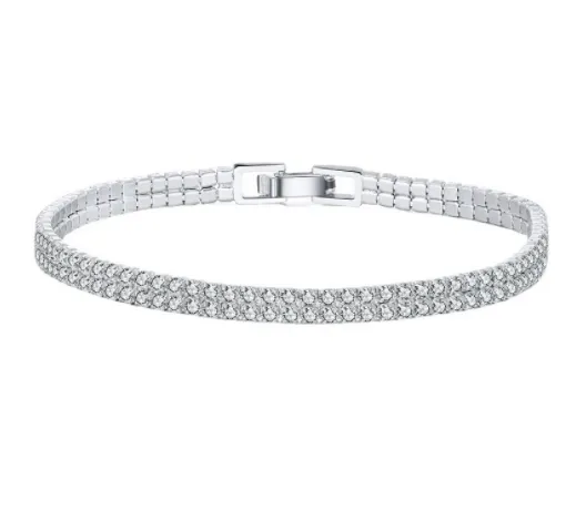 Tennis Bracelet 925 Silver - Double Row