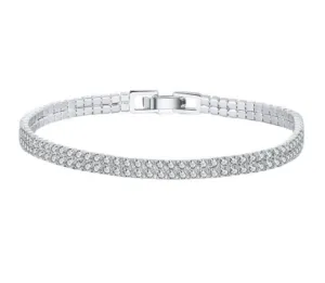 Tennis Bracelet 925 Silver - Double Row