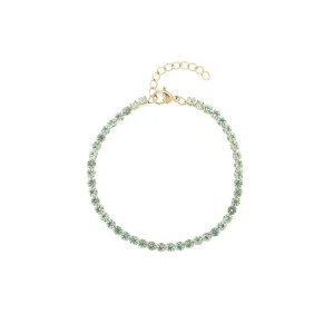 TENNIS CHAIN BRACELET 3 MM ARMY