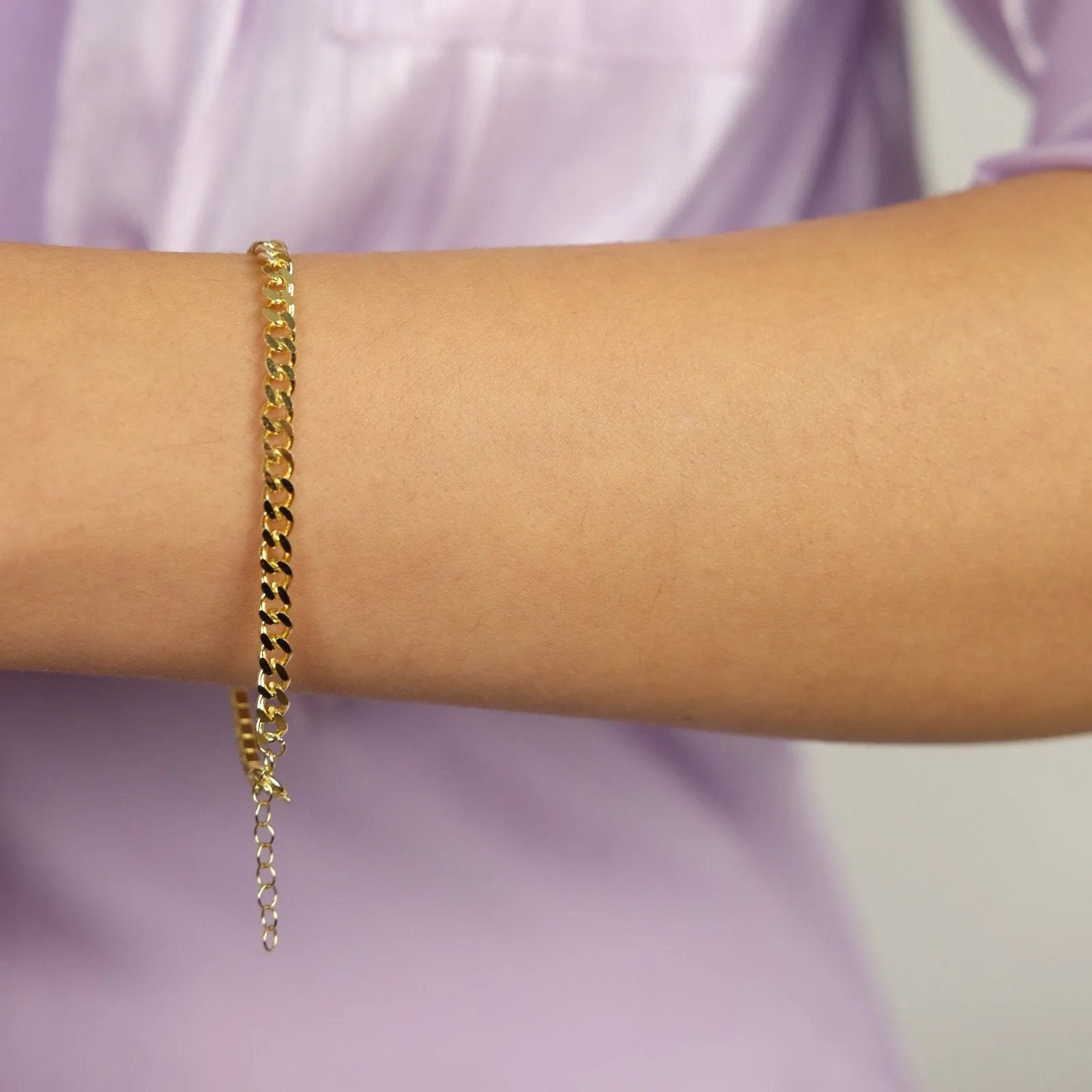 Tennis x Cuban link chain Bracelet