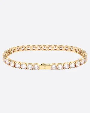 TENNISBOY BRACELET. - 5MM GOLD