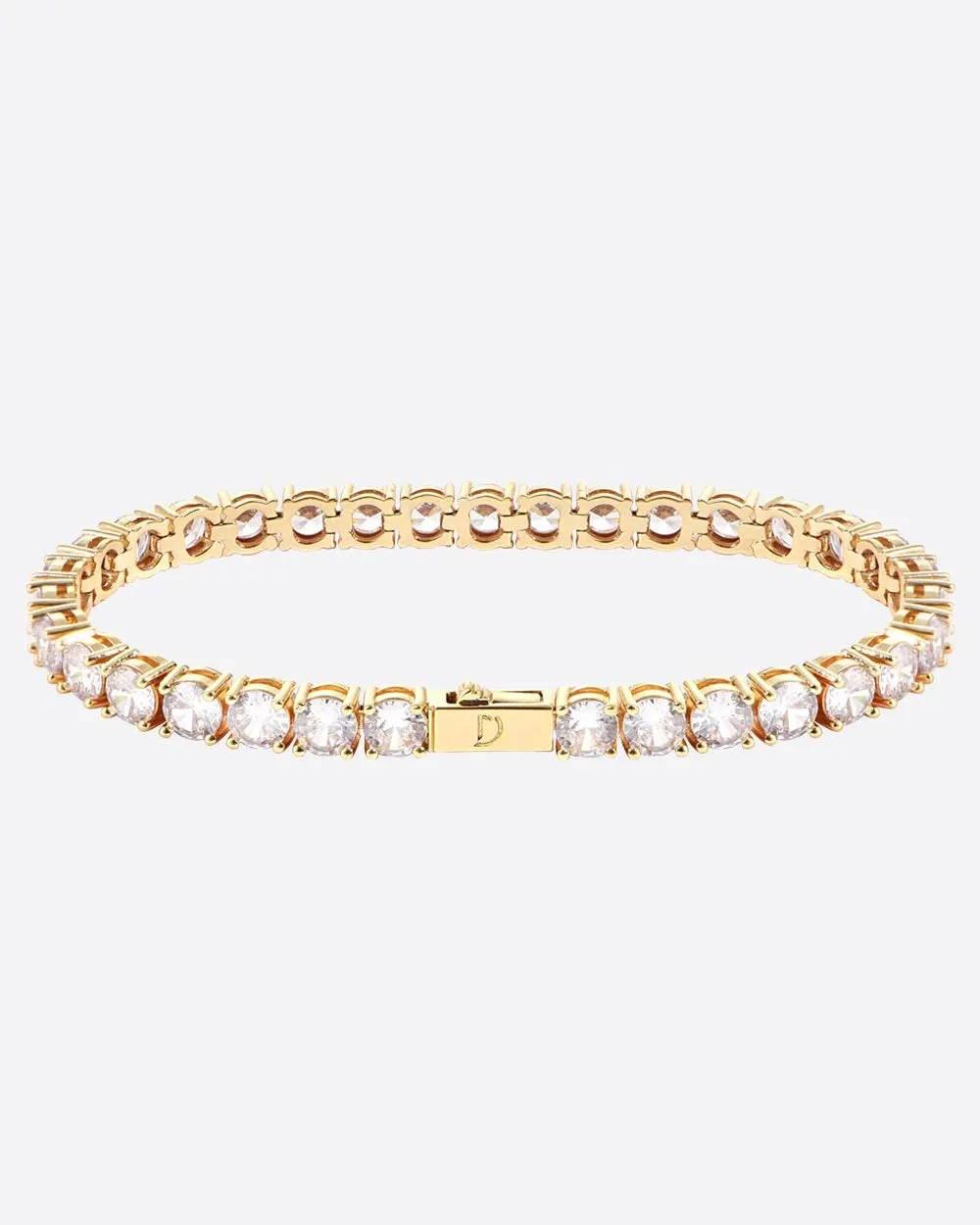 TENNISBOY BRACELET. - 5MM GOLD