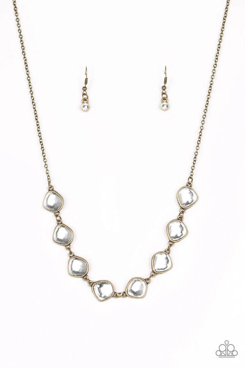 The Imperfectionist Brass Paparazzi Necklace