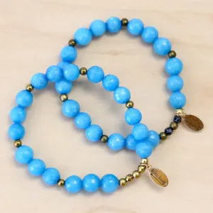 The Mia - Cerulean Jade Bracelet