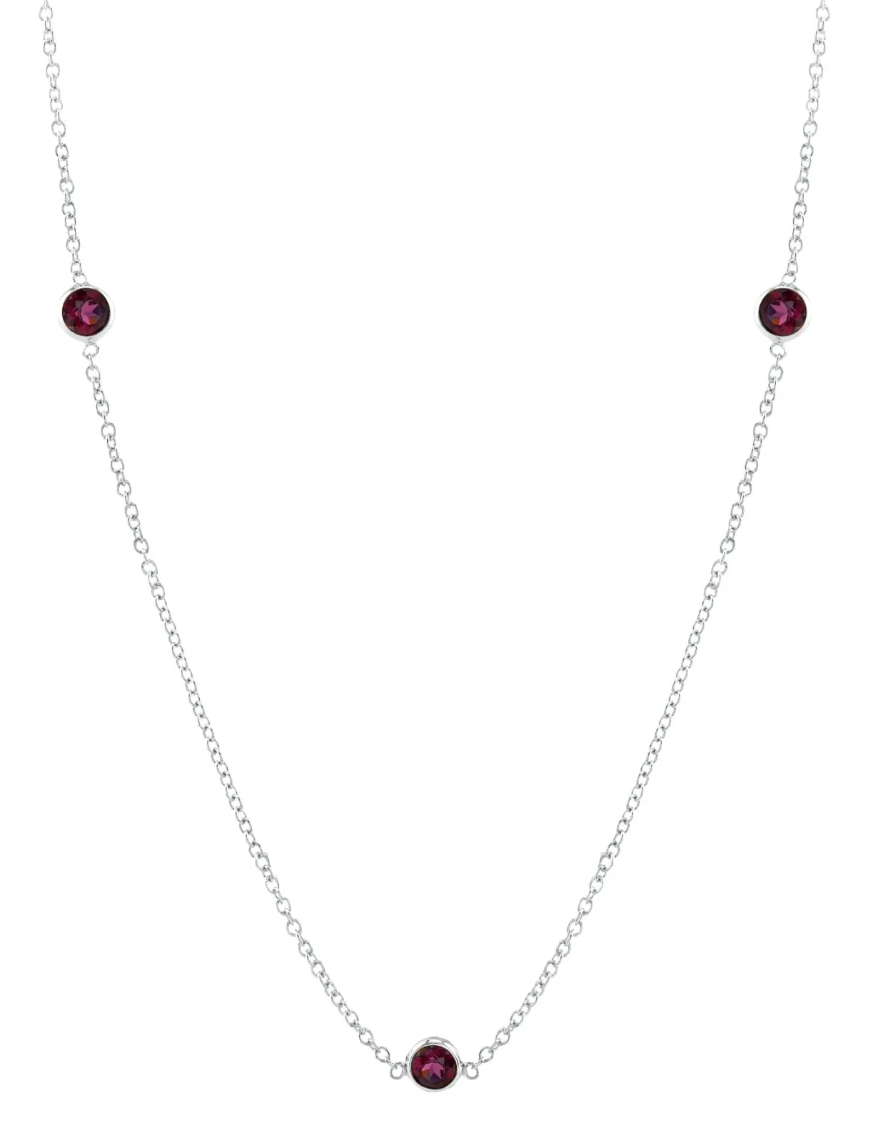 Three Ruby Necklace