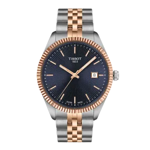 Tissot T-Classic Two-Tone Stainless Steel Blue Dial Quartz Watch for Gents - T156.410.22.041.00