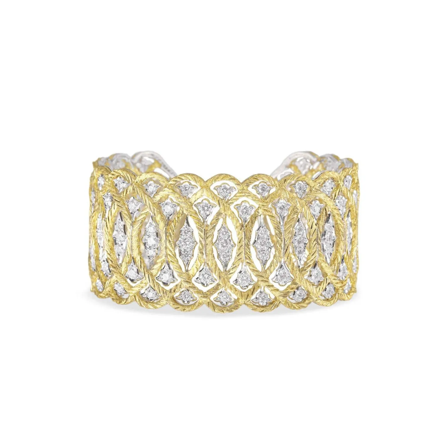 Étoilée 18K Yellow & White Gold Diamond Bracelet