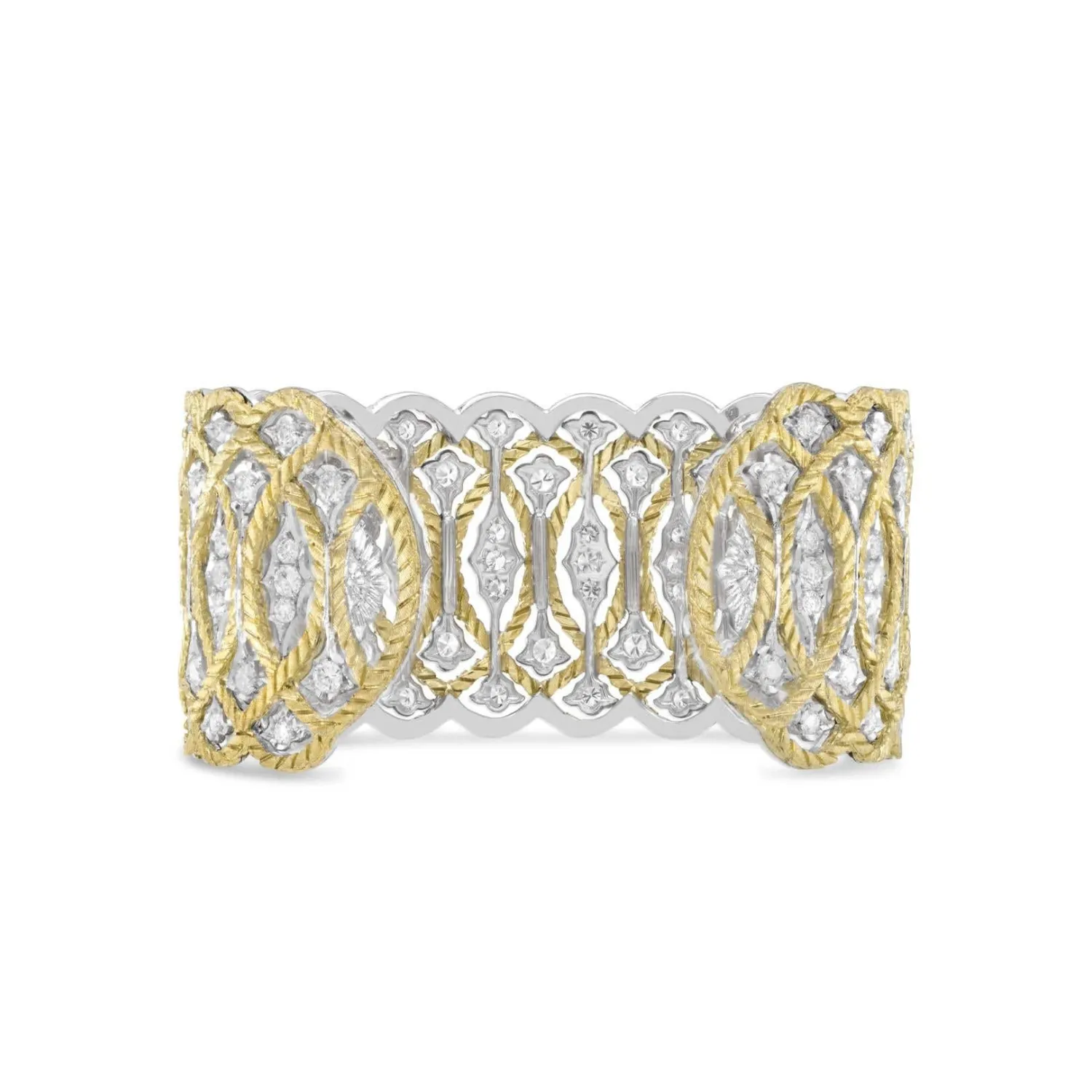 Étoilée 18K Yellow & White Gold Diamond Bracelet