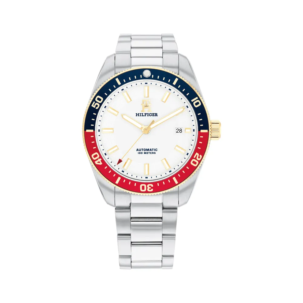 Tommy Hilfiger Th85 Stainless Steel White Dial Men's Watch 1710551