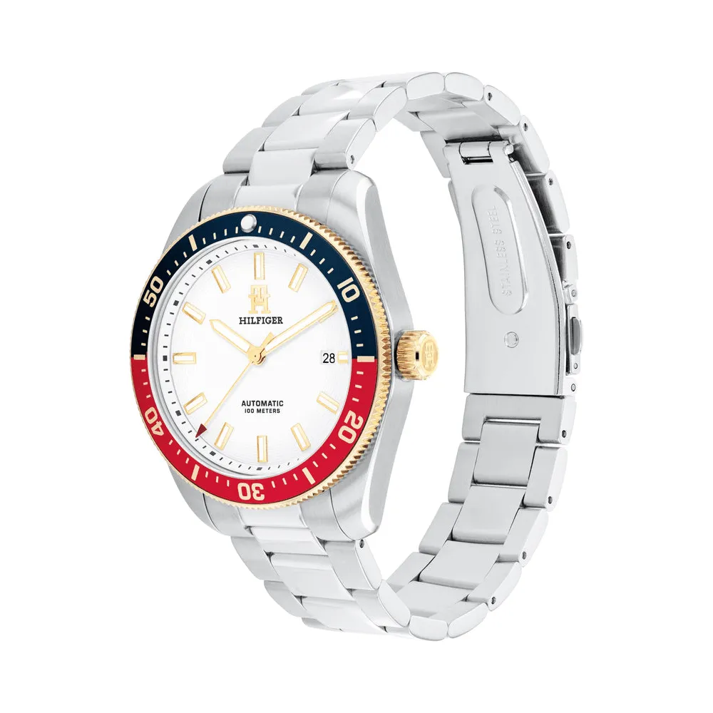 Tommy Hilfiger Th85 Stainless Steel White Dial Men's Watch 1710551