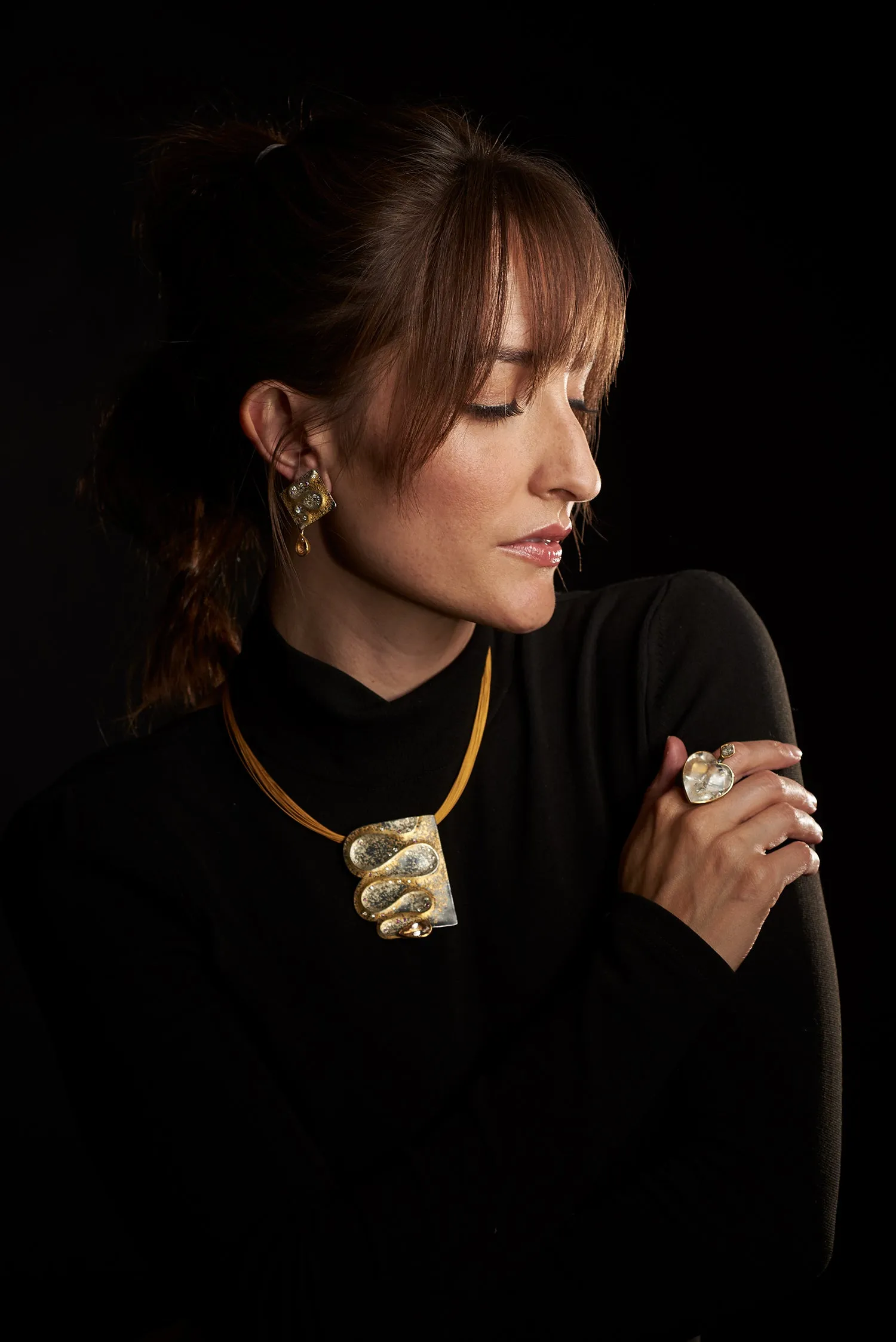 Triangle Drop Earrings