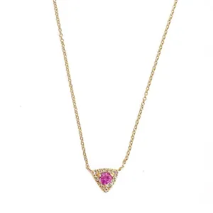 Trifecta Ruby Necklace