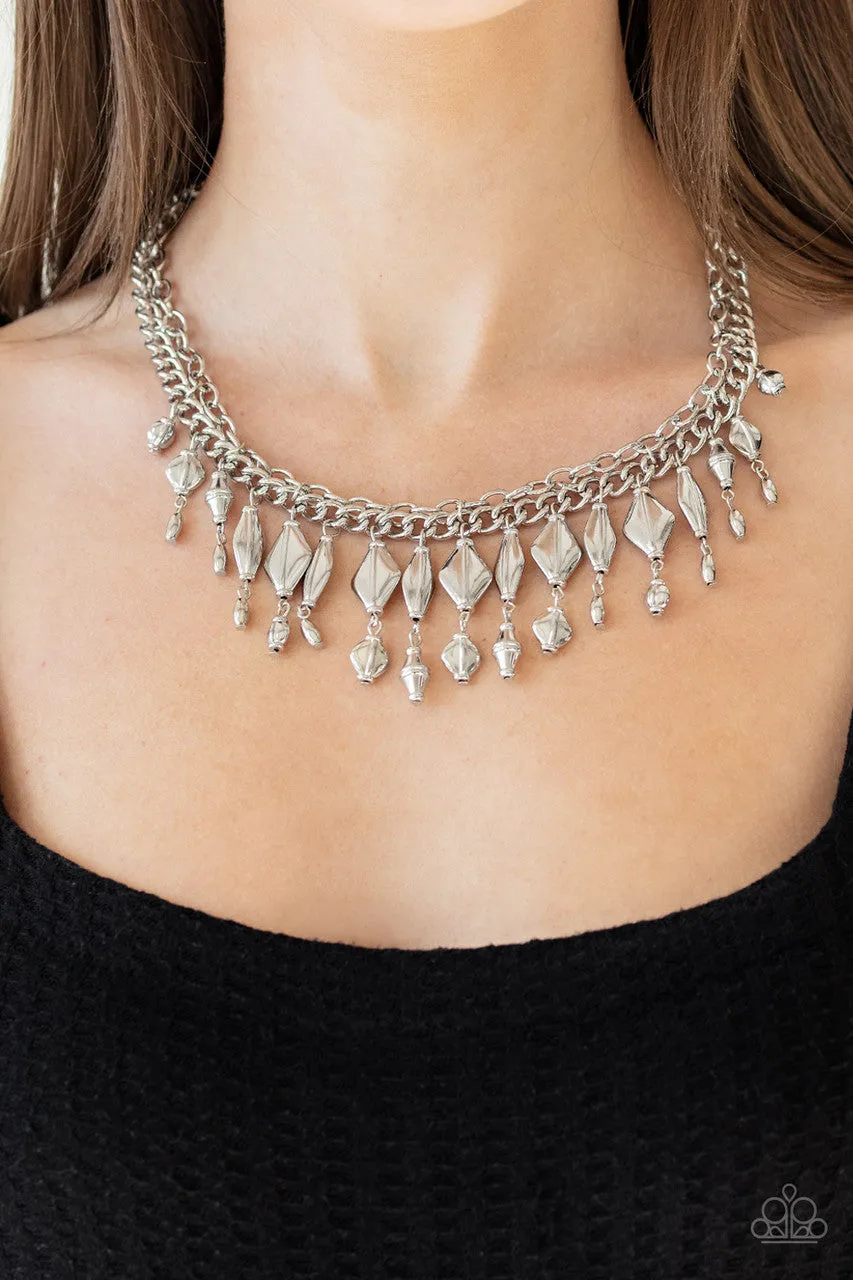 Trinket Trade Silver Paparazzi Necklace