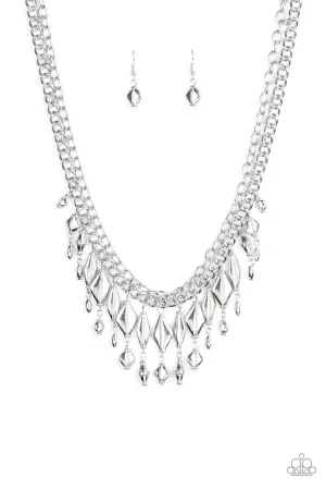 Trinket Trade Silver Paparazzi Necklace