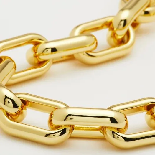 U-CHAIN COLLAR NECKLACE - GOLD