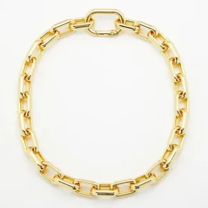 U-CHAIN COLLAR NECKLACE - GOLD
