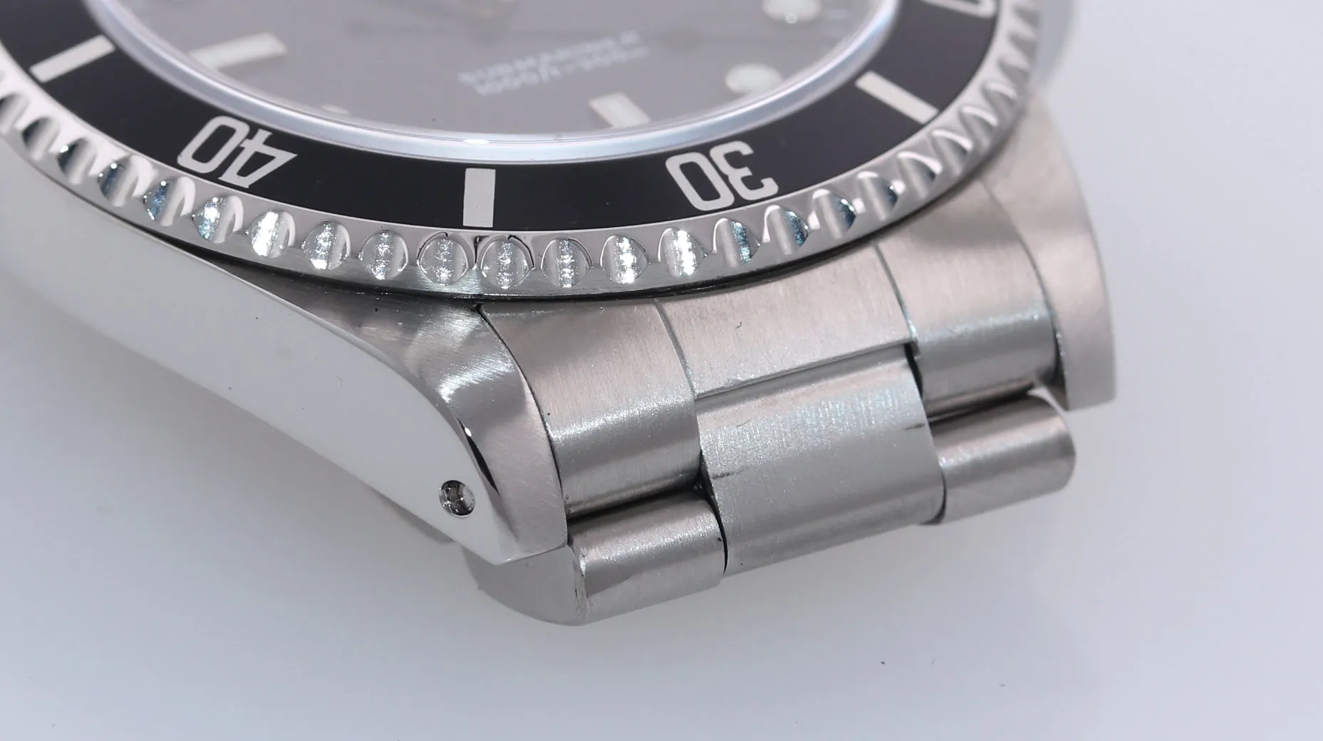UNPOLISHED 2003 PAPERS Rolex Submariner No-Date 14060m Steel Black Watch Box