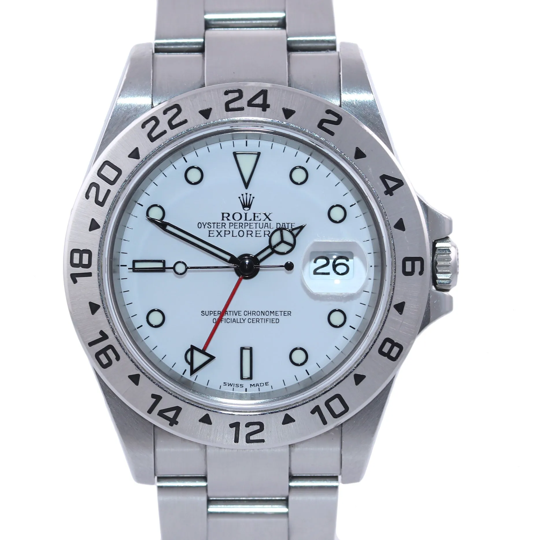 UNPOLISHED 2005 PAPERS Rolex Explorer II 40mm White 16570 Polar Oyster Watch Box