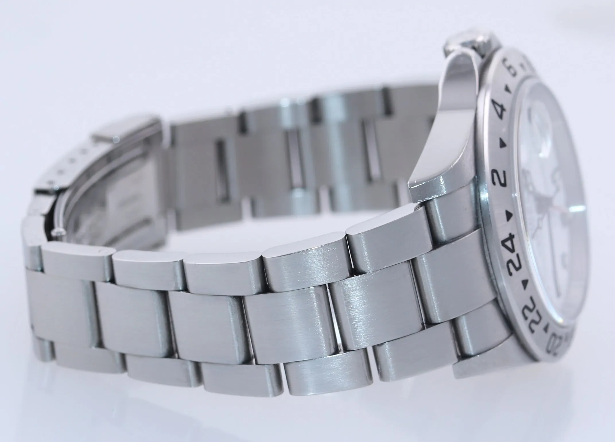 UNPOLISHED 2005 PAPERS Rolex Explorer II 40mm White 16570 Polar Oyster Watch Box